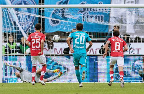 Football Russian Premier League. Zenit vs. Spartak
