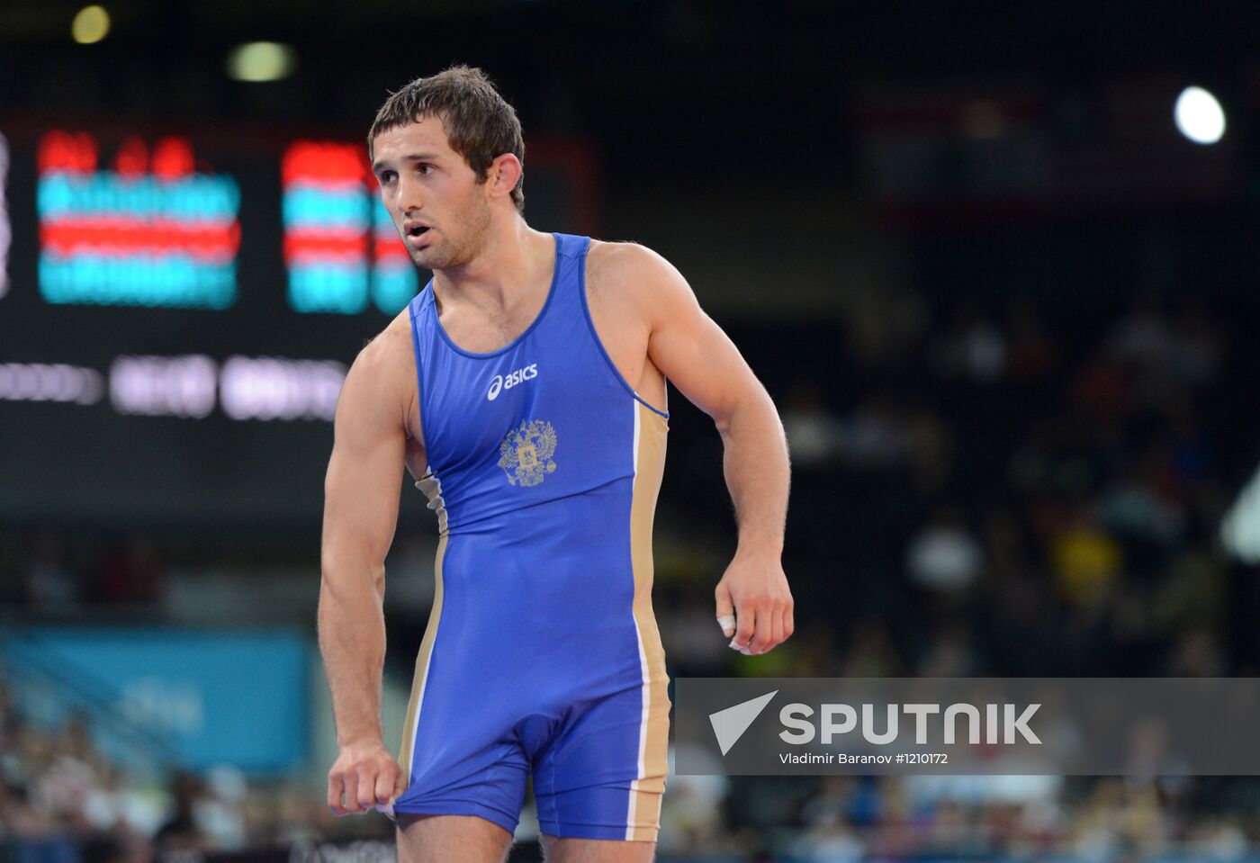 2012 Olympics. Men's freestyle wrestling. Day Two