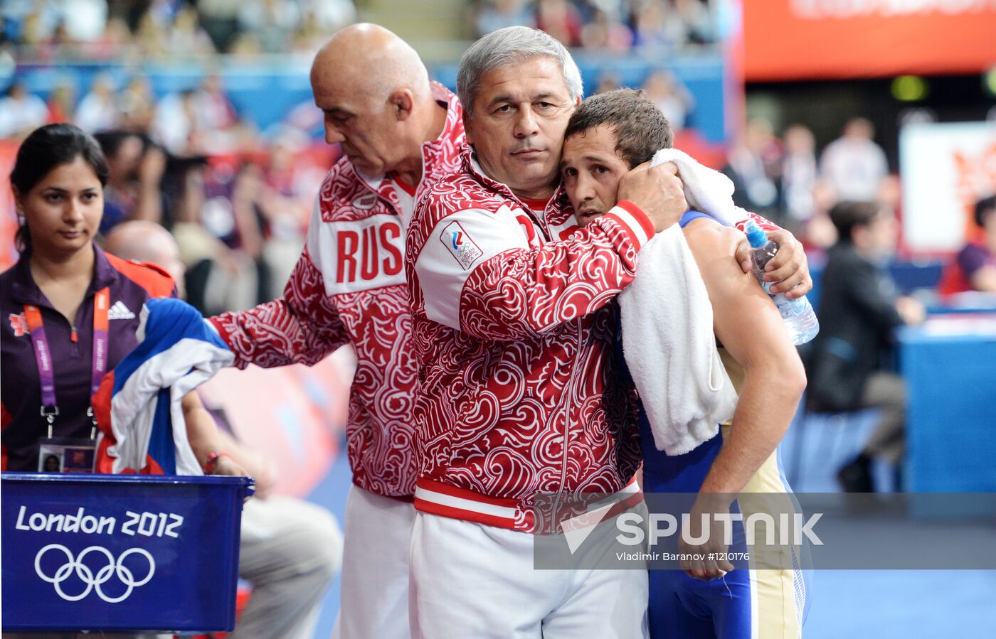 2012 Olympics. Men's freestyle wrestling. Day Two