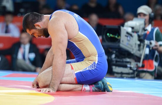 2012 Olympics. Men's freestyle wrestling. Day Two