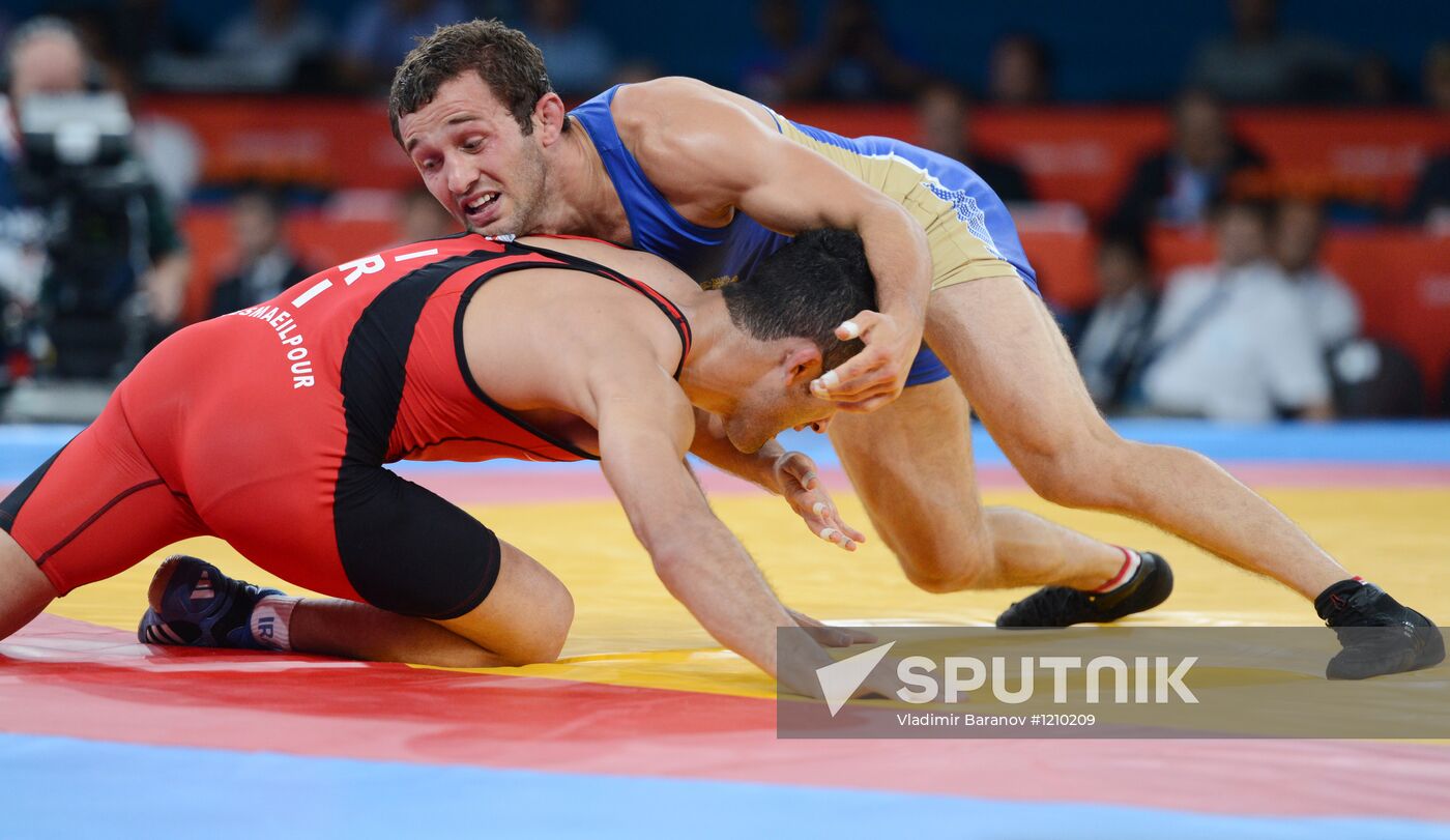 2012 Olympics. Men's freestyle wrestling. Day Two