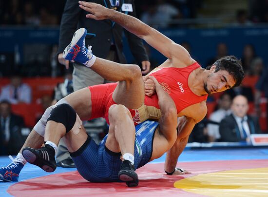 2012 Olympics. Men's freestyle wrestling. Day Two