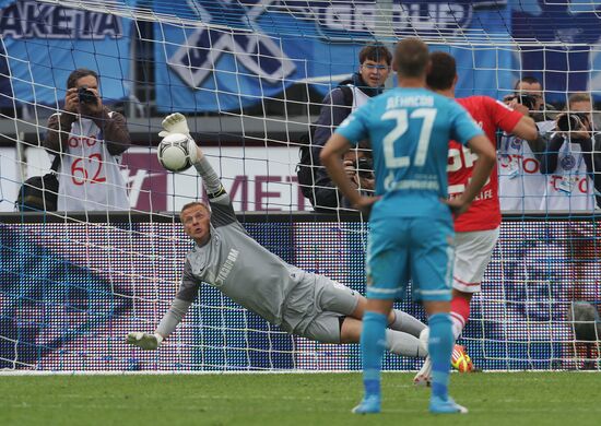Football Russian Premier League. Zenit vs. Spartak