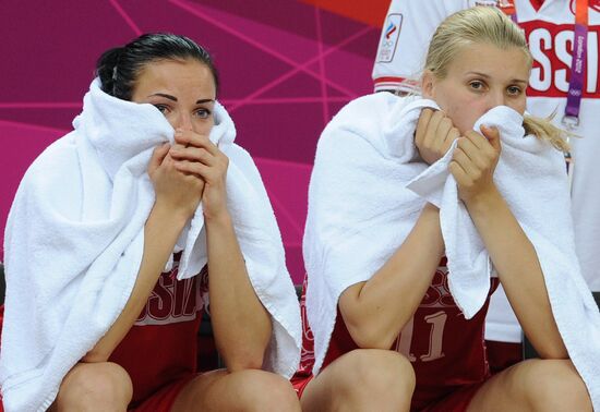 Olympics 2012 Women's Basketball. Australia vs. Russia