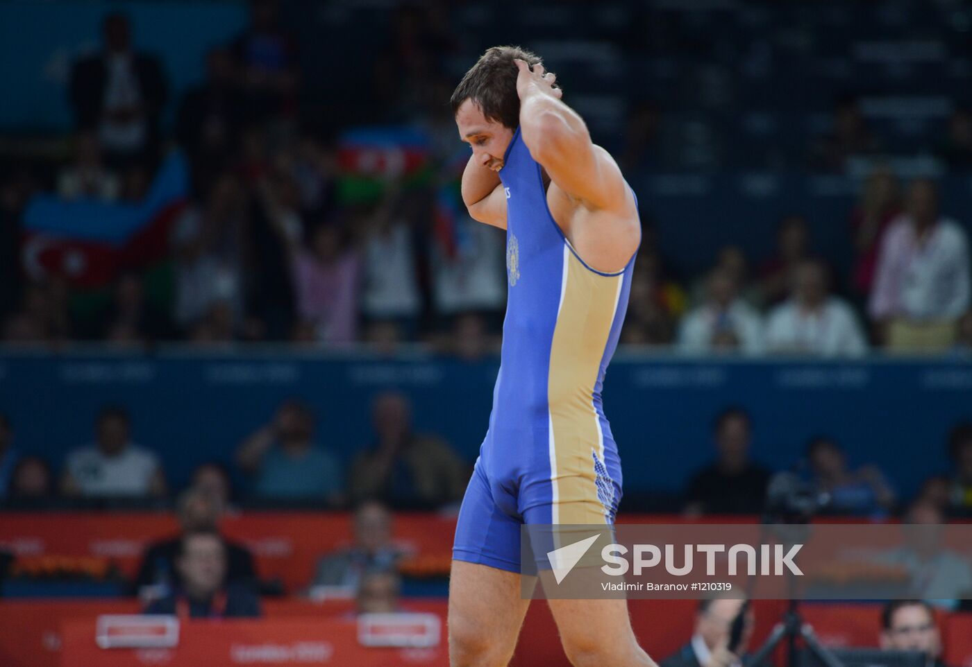 2012 Olympics. Men's freestyle wrestling. Day two