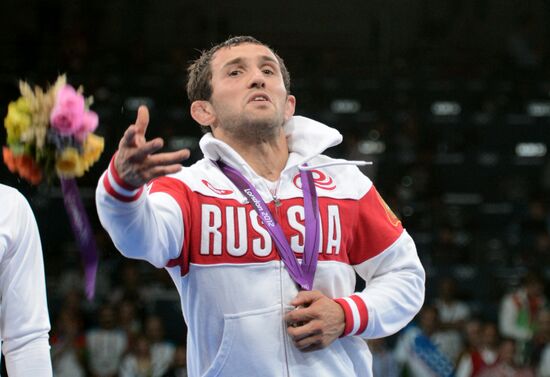2012 Olympics. Men's freestyle wrestling. Day Two