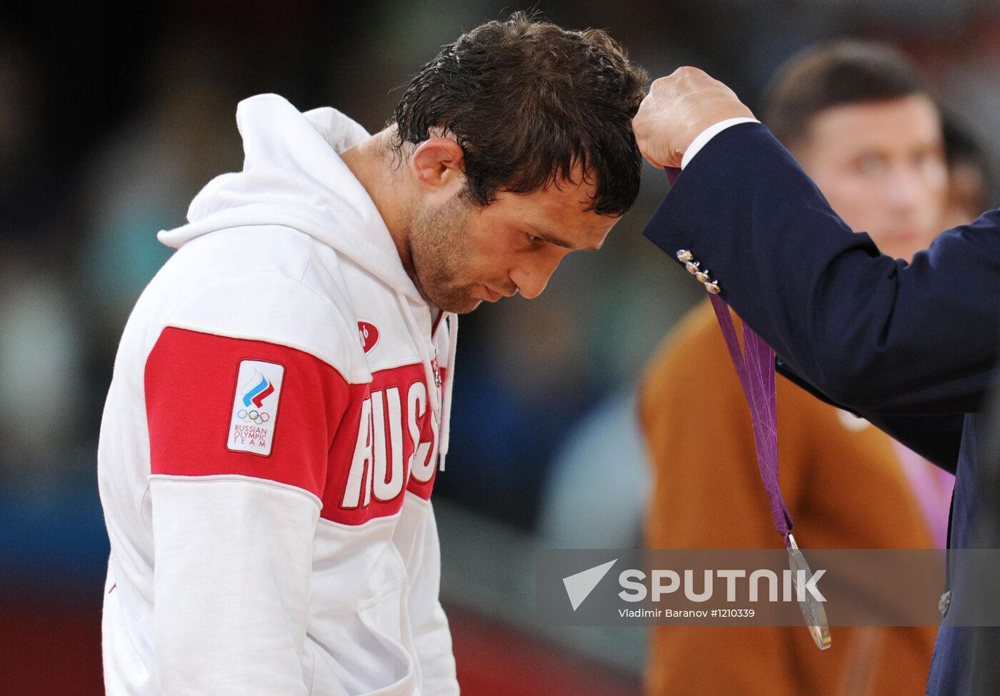 2012 Olympics. Men's freestyle wrestling. Day Two