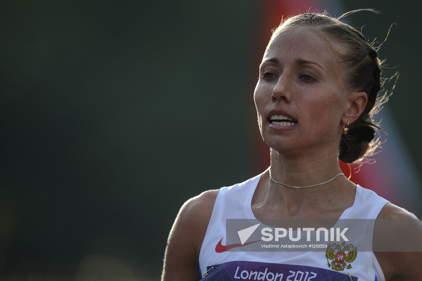 2012 Olympics. Athletics. Women's 20 km race walk