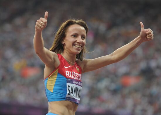2012 Olympics. Athletics. Day nine. Evening session