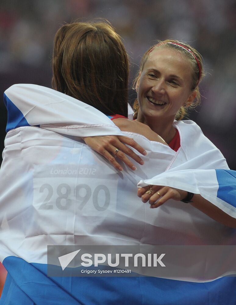 2012 Olympics. Athletics. Day nine. Evening session