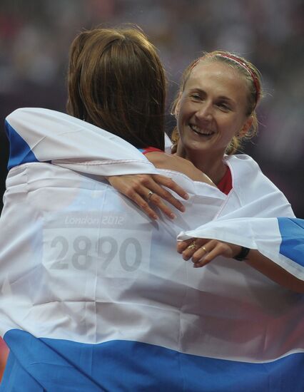 2012 Olympics. Athletics. Day nine. Evening session