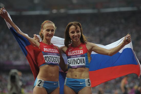 2012 Olympics. Athletics. Day nine. Evening session