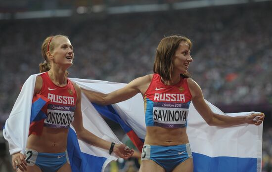 2012 Olympics. Athletics. Day nine. Evening session