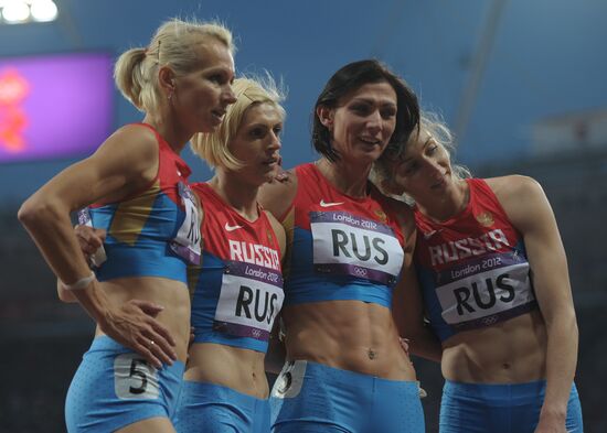 Olympics 2012 Athletics. Day 9 Evening session