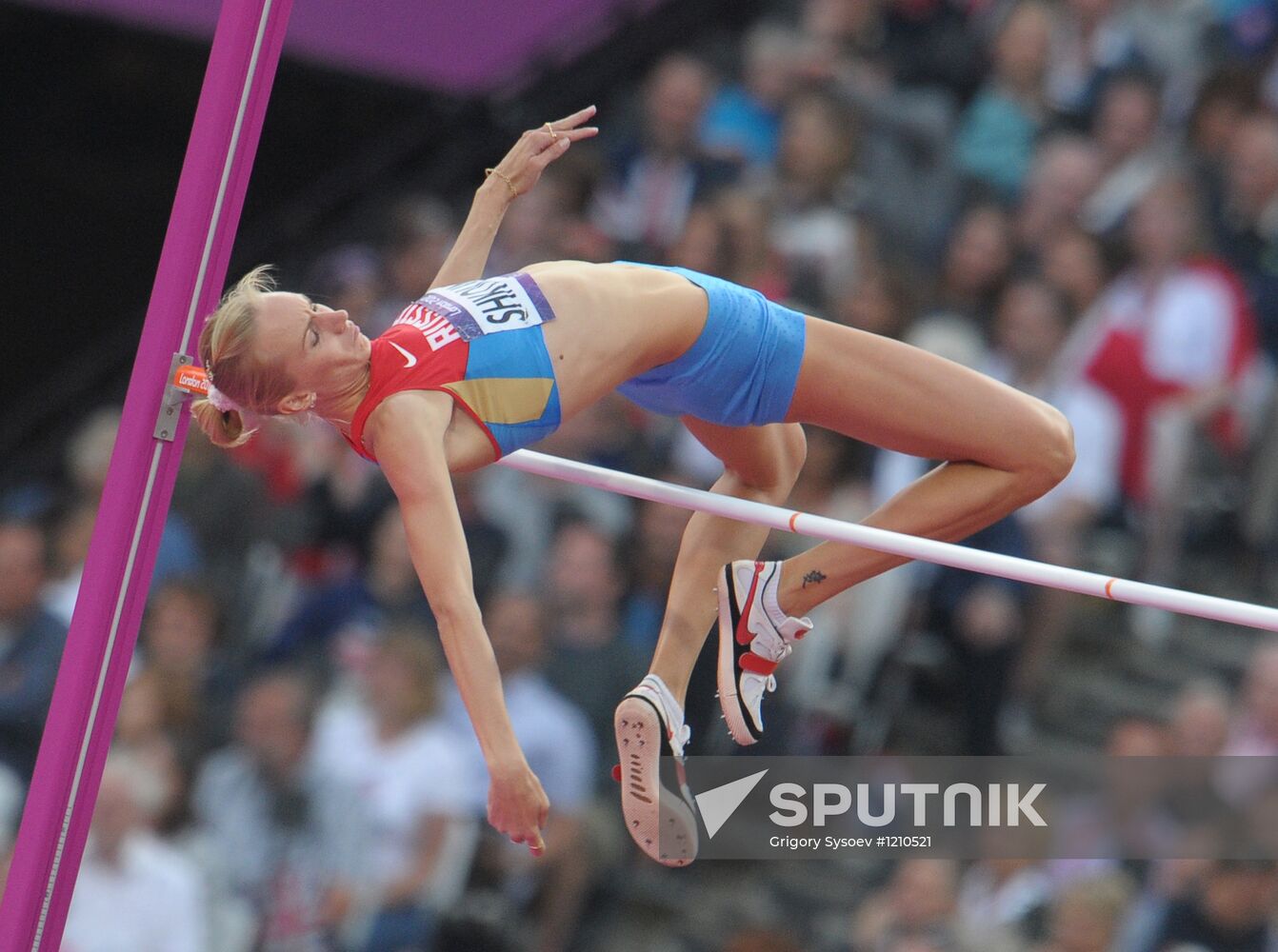 2012 Olympics. Athletics. Day nine. Evening session