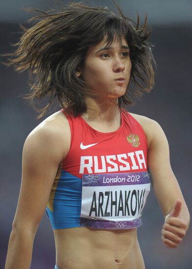 2012 Olympics. Athletics. Day nine. Evening session