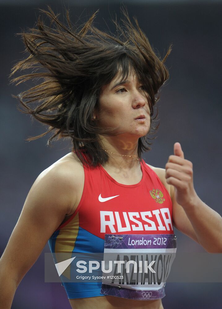 2012 Olympics. Athletics. Day nine. Evening session
