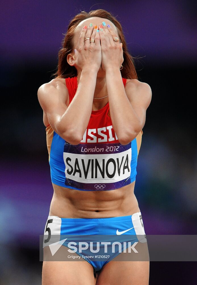 2012 Olympics. Athletics. Day nine. Evening session