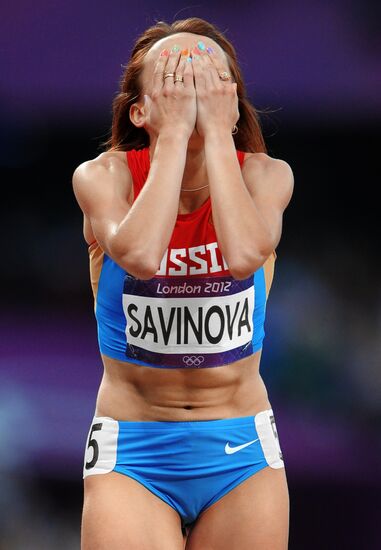 2012 Olympics. Athletics. Day nine. Evening session