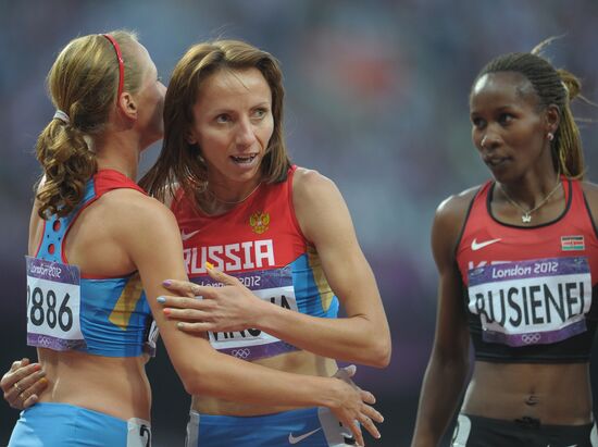 2012 Olympics. Athletics. Day nine. Evening session