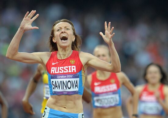 2012 Olympics. Athletics. Day nine. Evening session