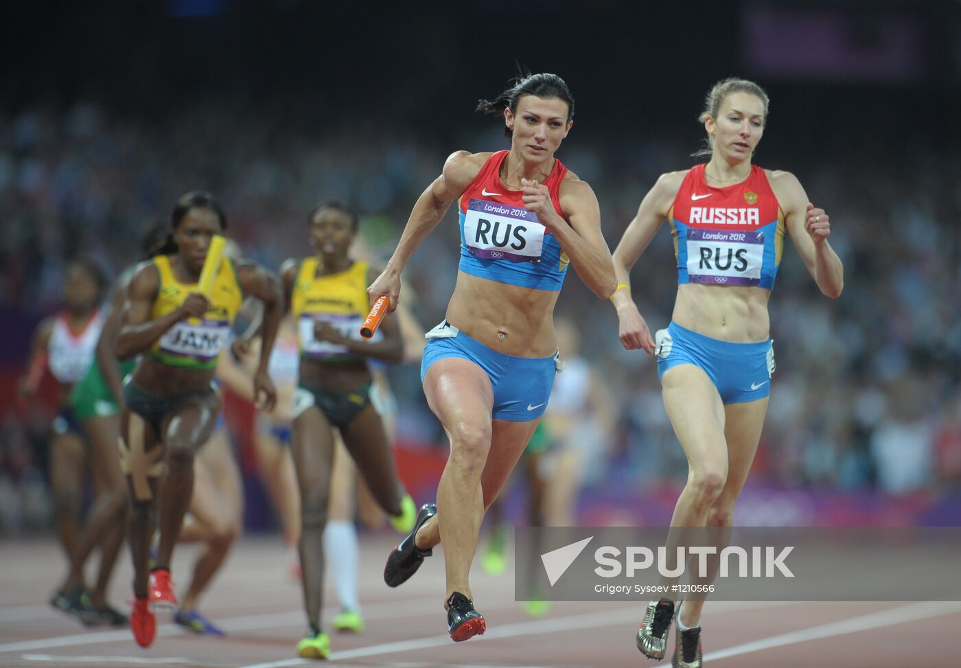 2012 Olympics. Athletics. Day Niine, Evening session