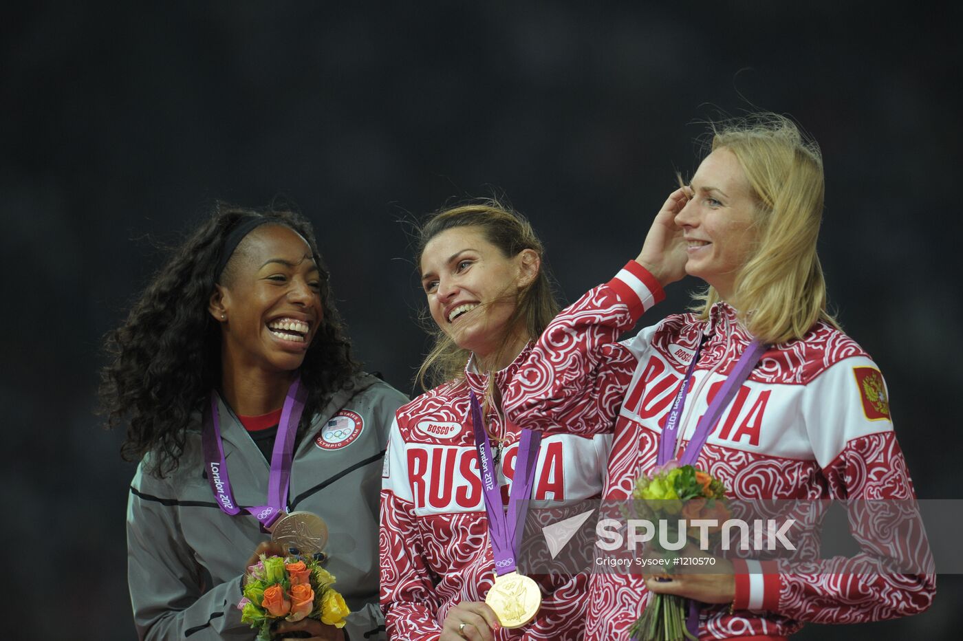 2012 Olympics. Athletics. Day Niine, Evening session