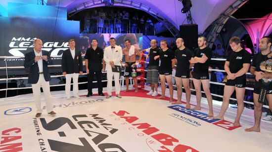 V. Putin attends first Russian mixed martial arts championship
