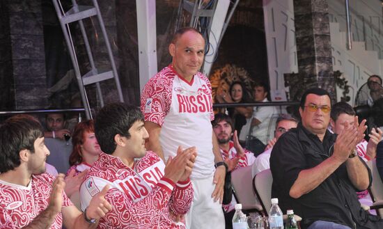 V. Putin attends first Russian mixed martial arts championship