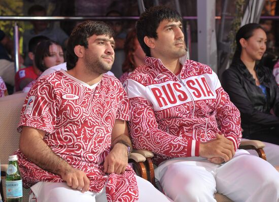 V. Putin attends first Russian mixed martial arts championship