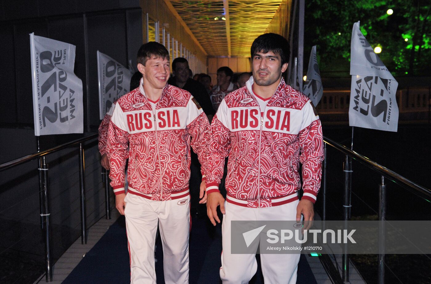 V. Putin attends first Russian mixed martial arts championship