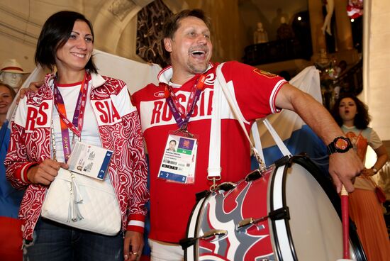 Guests of Bosco Club during 2012 Olympic Games in London