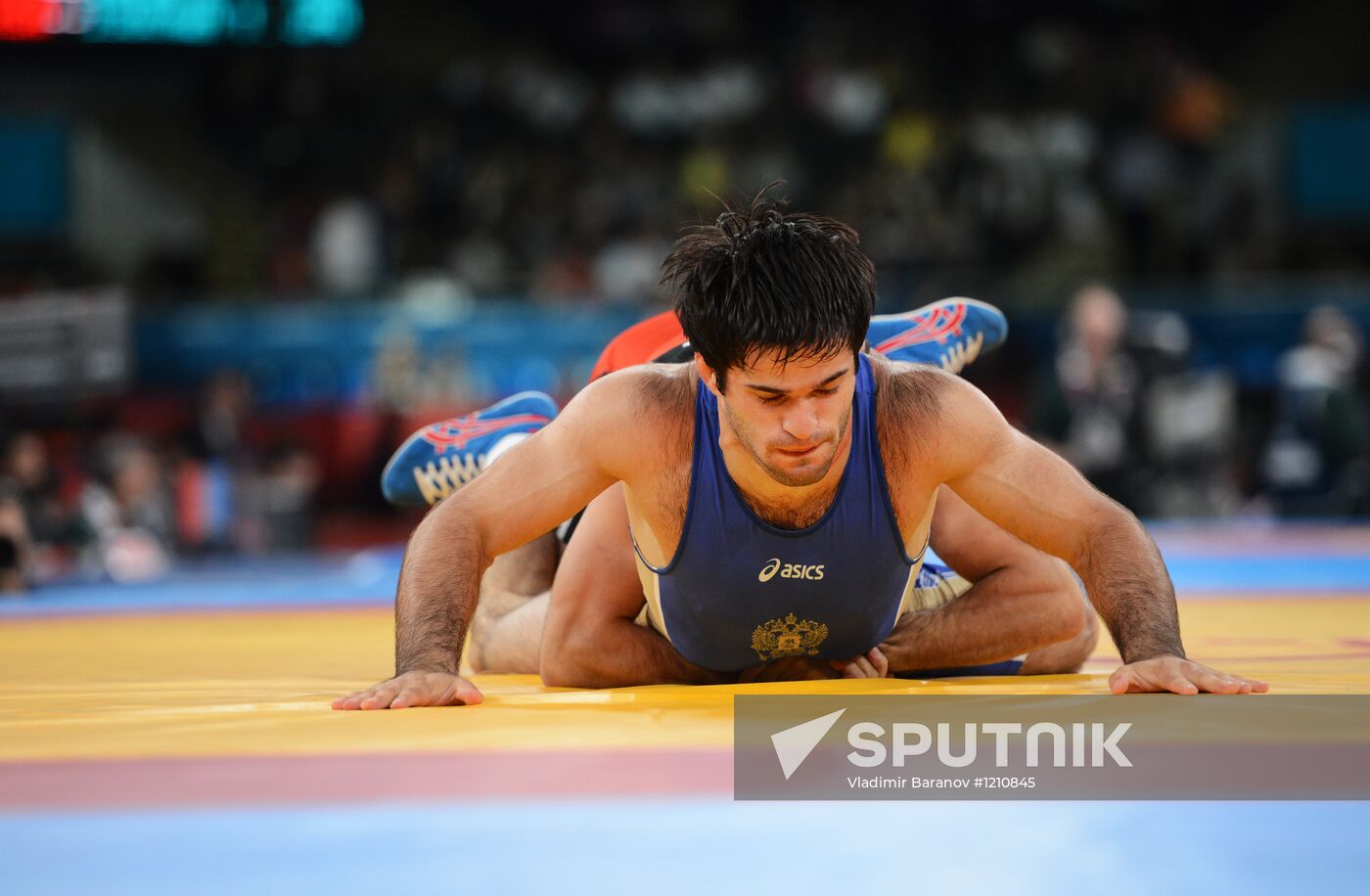 2012 Olympics. Men's freestyle wrestling. Day Three