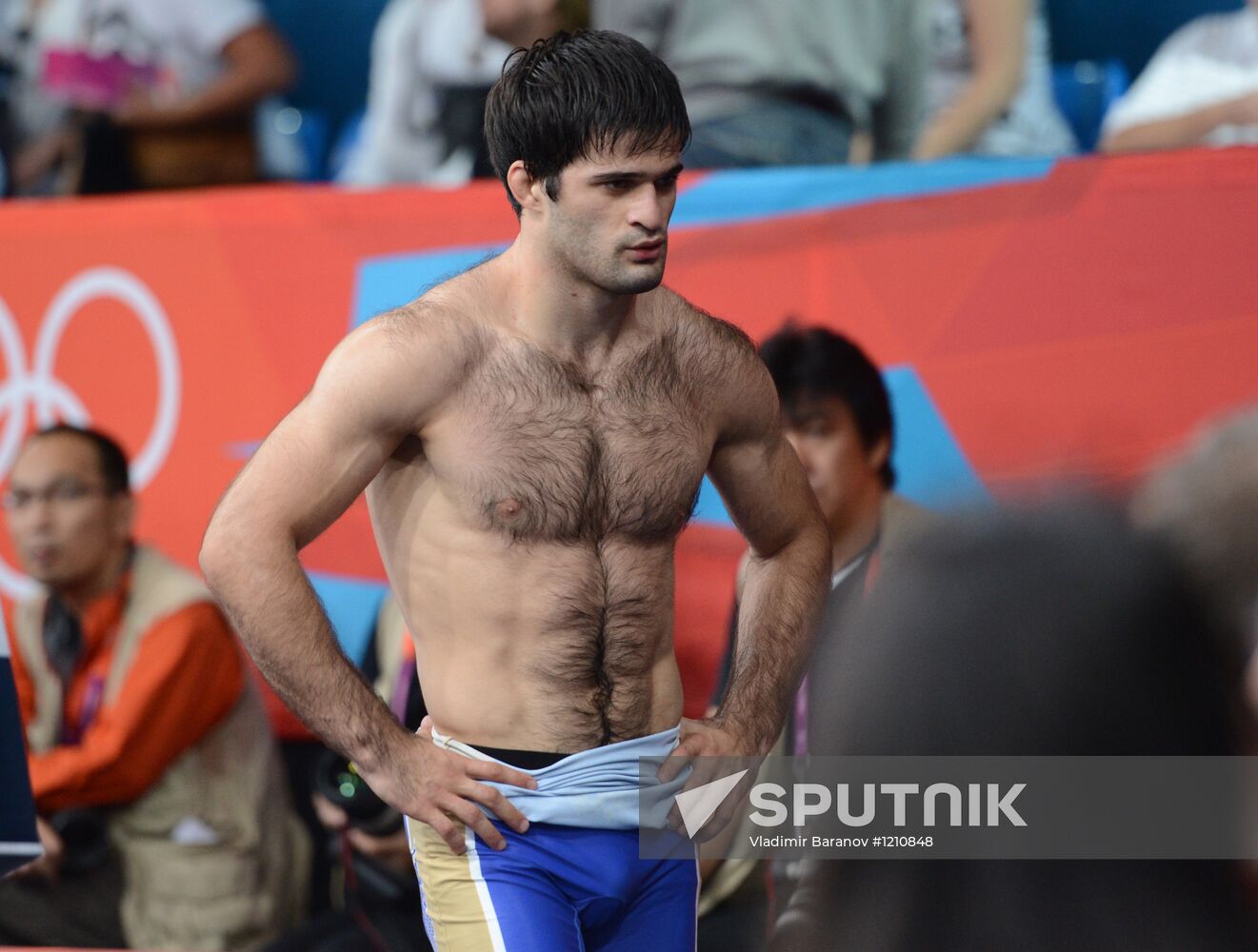 2012 Olympics. Men's freestyle wrestling. Day Three