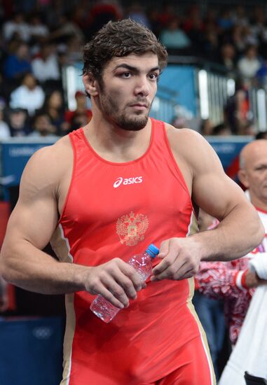 2012 Olympics. Men's freestyle wrestling. Day Three