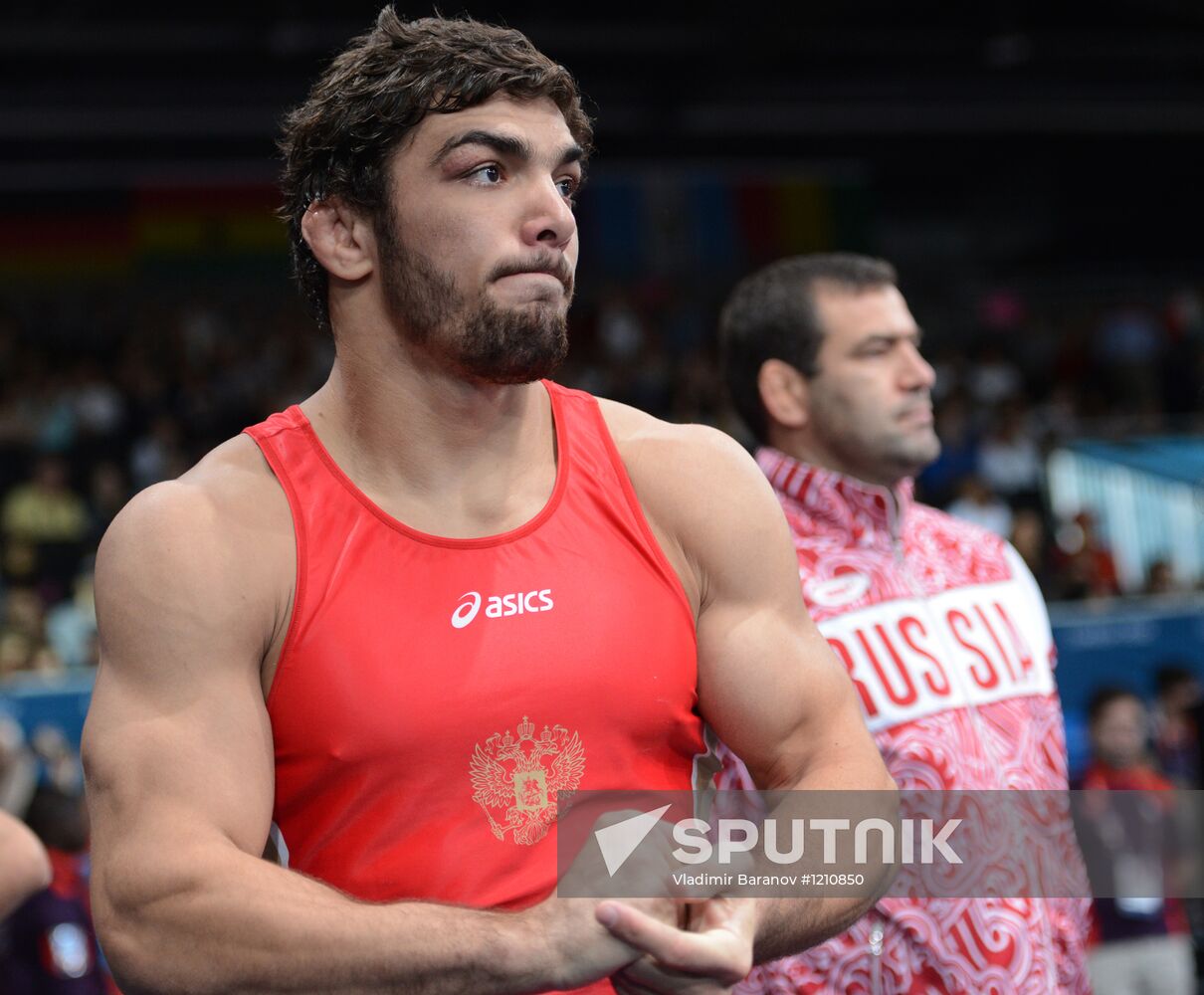 2012 Olympics. Men's freestyle wrestling. Day Three