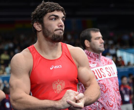 2012 Olympics. Men's freestyle wrestling. Day Three