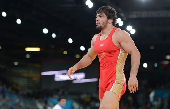 2012 Olympics. Men's freestyle wrestling. Day Three