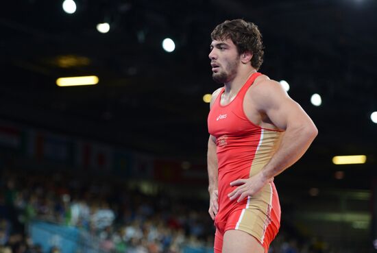 2012 Olympics. Men's freestyle wrestling. Day Three