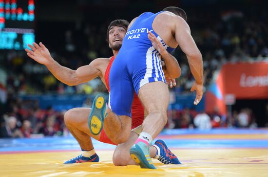 2012 Olympics. Men's freestyle wrestling. Day Three