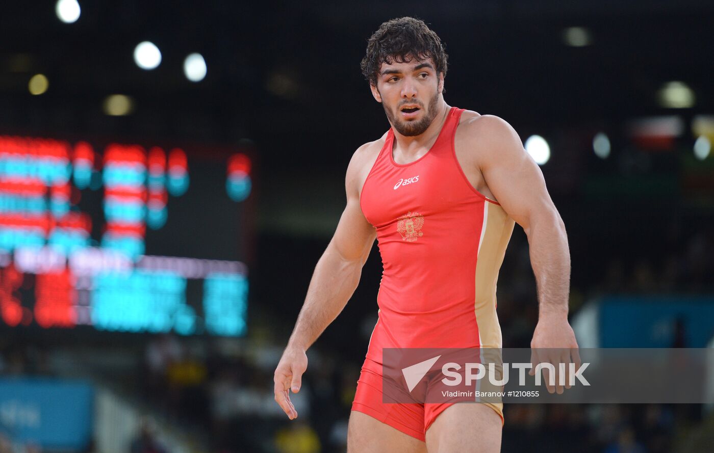 2012 Olympics. Men's freestyle wrestling. Day Three