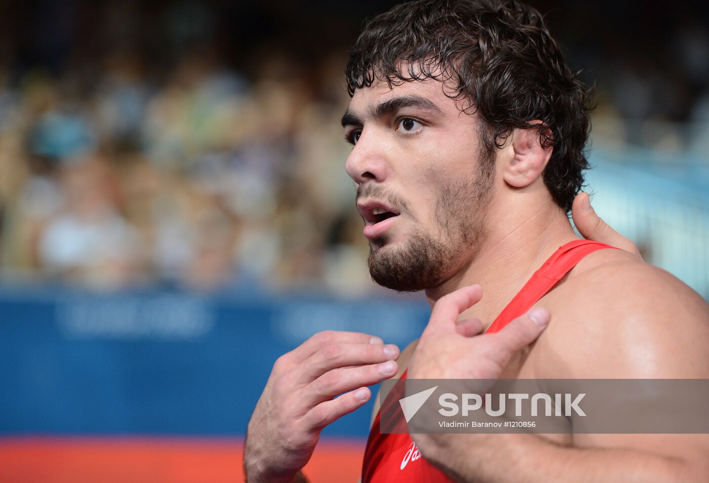 2012 Olympics. Men's freestyle wrestling. Day Three