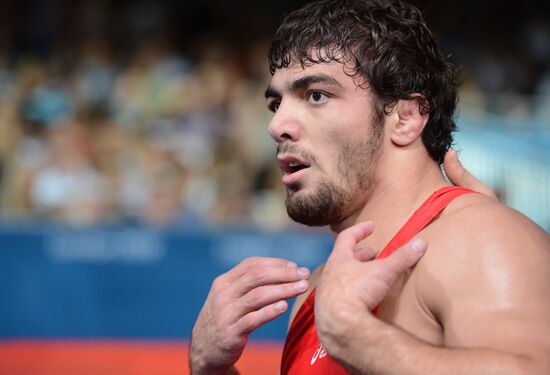 2012 Olympics. Men's freestyle wrestling. Day Three