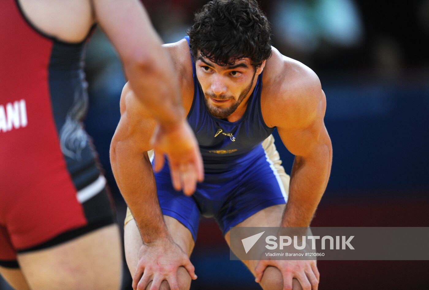 2012 Olympics. Men's freestyle wrestling. Day Three