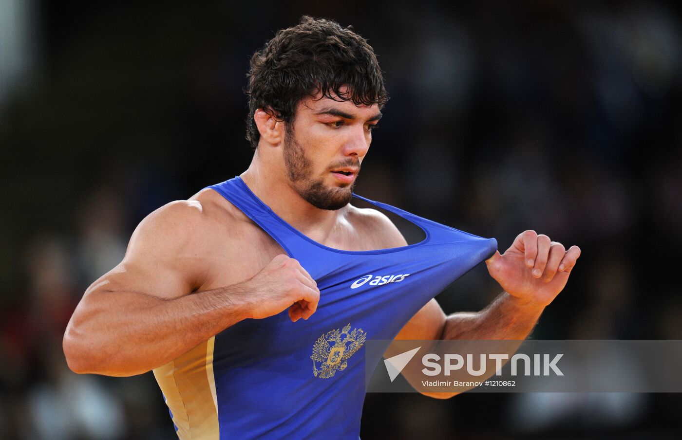 2012 Olympics. Men's freestyle wrestling. Day Three