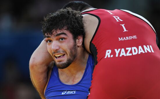 2012 Olympics. Men's freestyle wrestling. Day Three