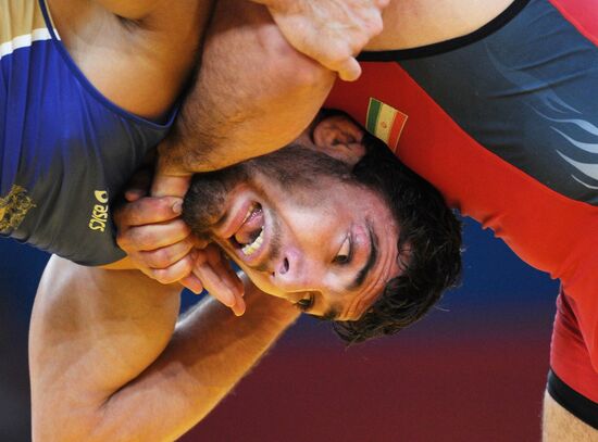 2012 Olympics. Men's freestyle wrestling. Day Three