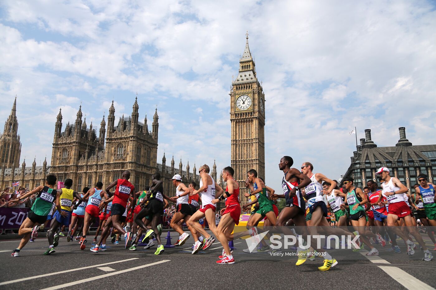 2012 Olympics. Athletics. Men's marathon