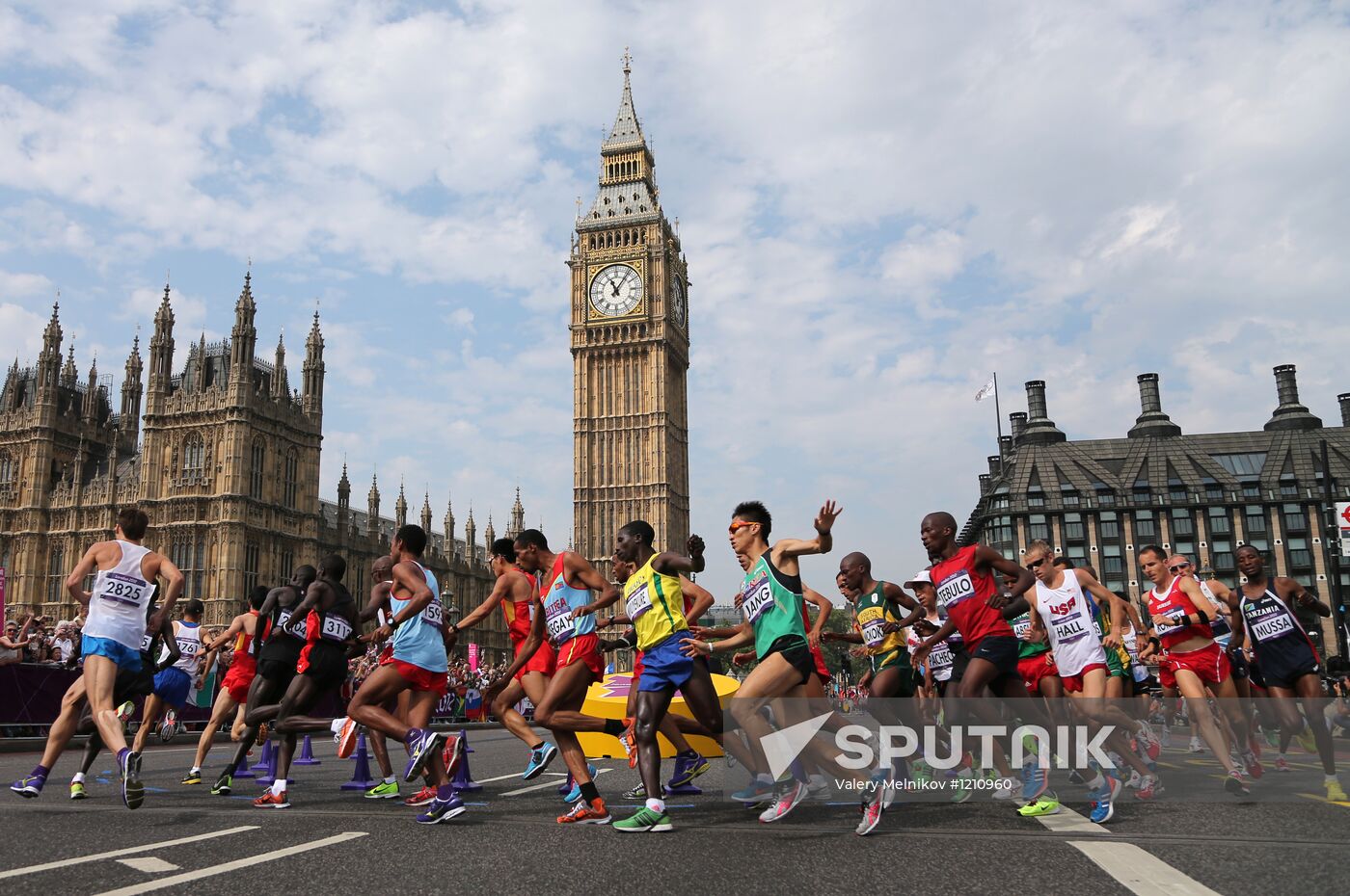 2012 Olympics. Athletics. Men's marathon