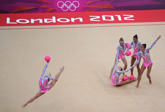Olympics 2012 Rhythmic gymnastics. Group. Final